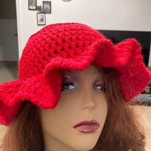 Crochet flar hat